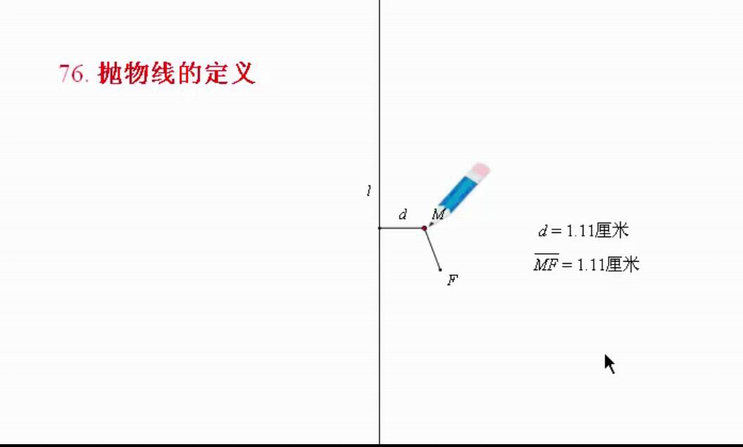 例76  抛物线的定义